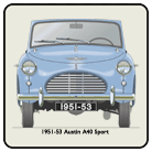 Austin A40 Sport 1951-53 Coaster 3